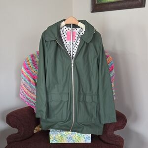 Kate Spade Olive Green Rain Coat
